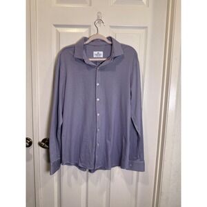 Mizzen+Main Mens‎ Trim Fit Gingham Button Down Shirt American Made Size Large